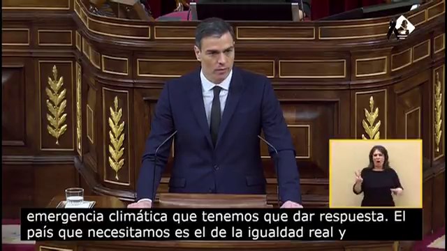 ️Pedro Sánchez desde la tribuna del Congreso de los Diputados: Lo digo alto y claro, !Viva el 8 de marzo!
