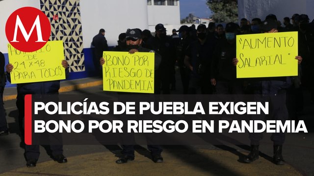 Elementos de la SSP estatal marchan nuevamente a Casa Aguayo