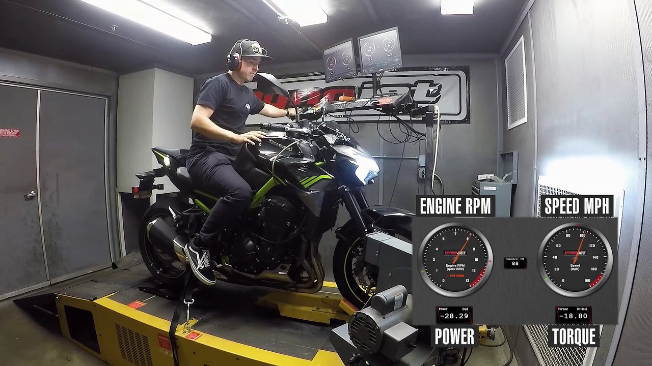 2020 Kawasaki Z900 Dyno