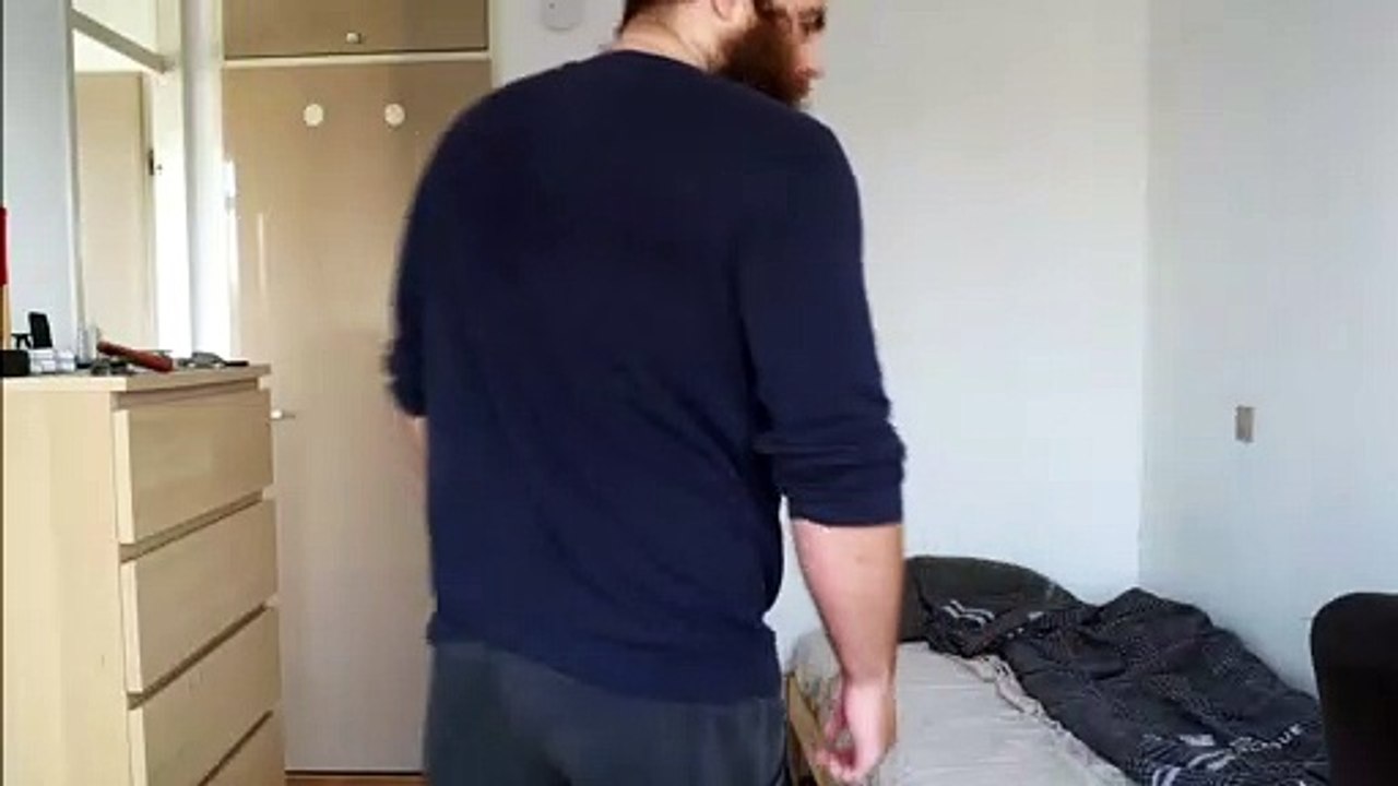 Bashing, hitting my abs with my forearms 2019 part 10