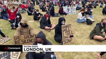 ویدیو؛ هزاران نفر در لندن در اعتراض به قتل جرج فلوید به خیابان آمدند