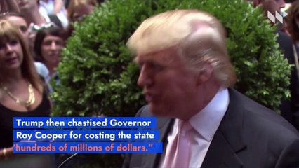 Donald Trump Says RNC Will Not Take Place in North Carolina