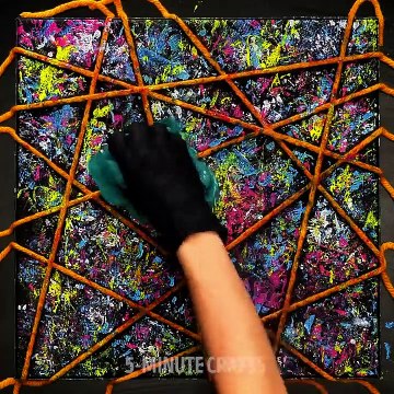 ART HACKS TO DO WHEN YOU'RE BORED PAINT IDEAS FROM HOUSEHOLD ITEMS