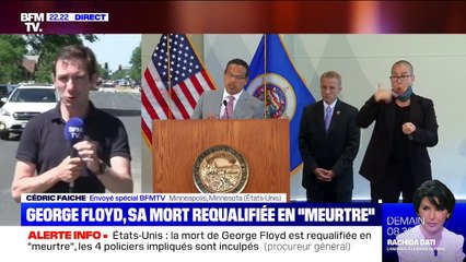 États-Unis: la mort de George Floyd est requalifiée en "meurtre", les quatre policiers sont inculpés