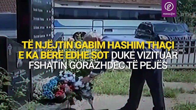 Skandaloze Presidenti Hashim Thaqi Përkulet Para Serbve të vrar mori para nga Serbia /VIDEO
