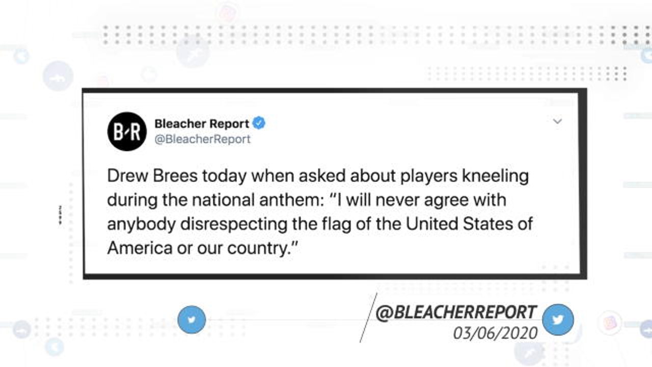 Socialeyesed - New Orleans Saints players rebuke Drew Brees' comments on George Floyd protests