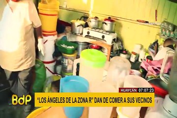 Huaycán: “Los ángeles de la zona R” dan de comer a sus vecinos en tiempos de pandemia
