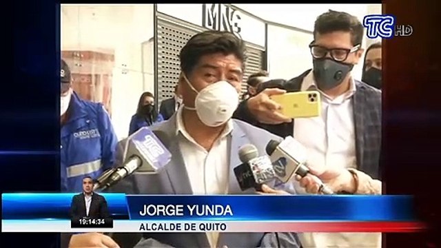 Alcalde de Quito se refirió a transferencias hechas desde las cuentas bancarias de la empresa de agua potable