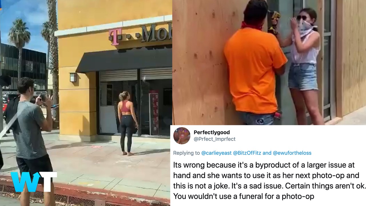 Viral Videos Show Women Using Protests and Riots as Photoshoots