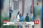 Huánuco: policía es agredido por sujetos ebrios en la calle