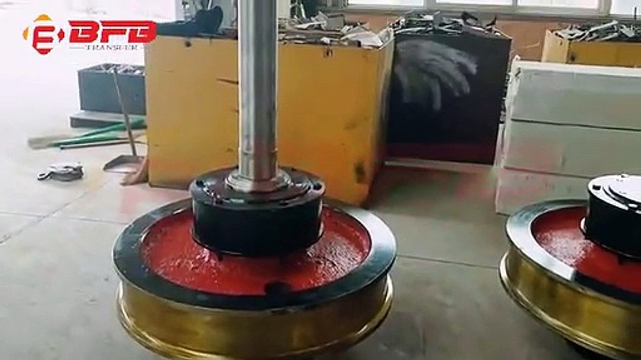 High Duty Customized Crane Steel Wheels/Single Double Rim Crane Trolley Wheel