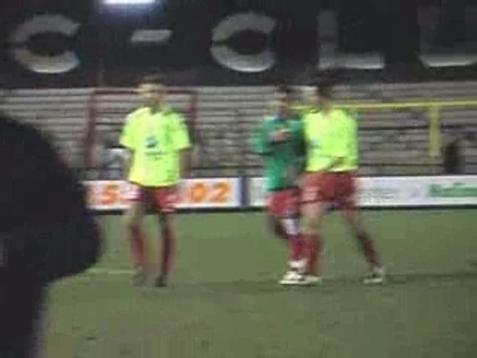 Virton à l'Olympic de Charleroi : Sortie du terrain