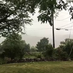 Scarily Close Lightning Strike