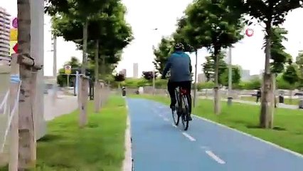 Vali Yerlikaya, Dünya Bisiklet Günü'nde 23 kilometre pedal çevirdi