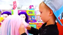 Vlad and mama pretend play Makeup toys
