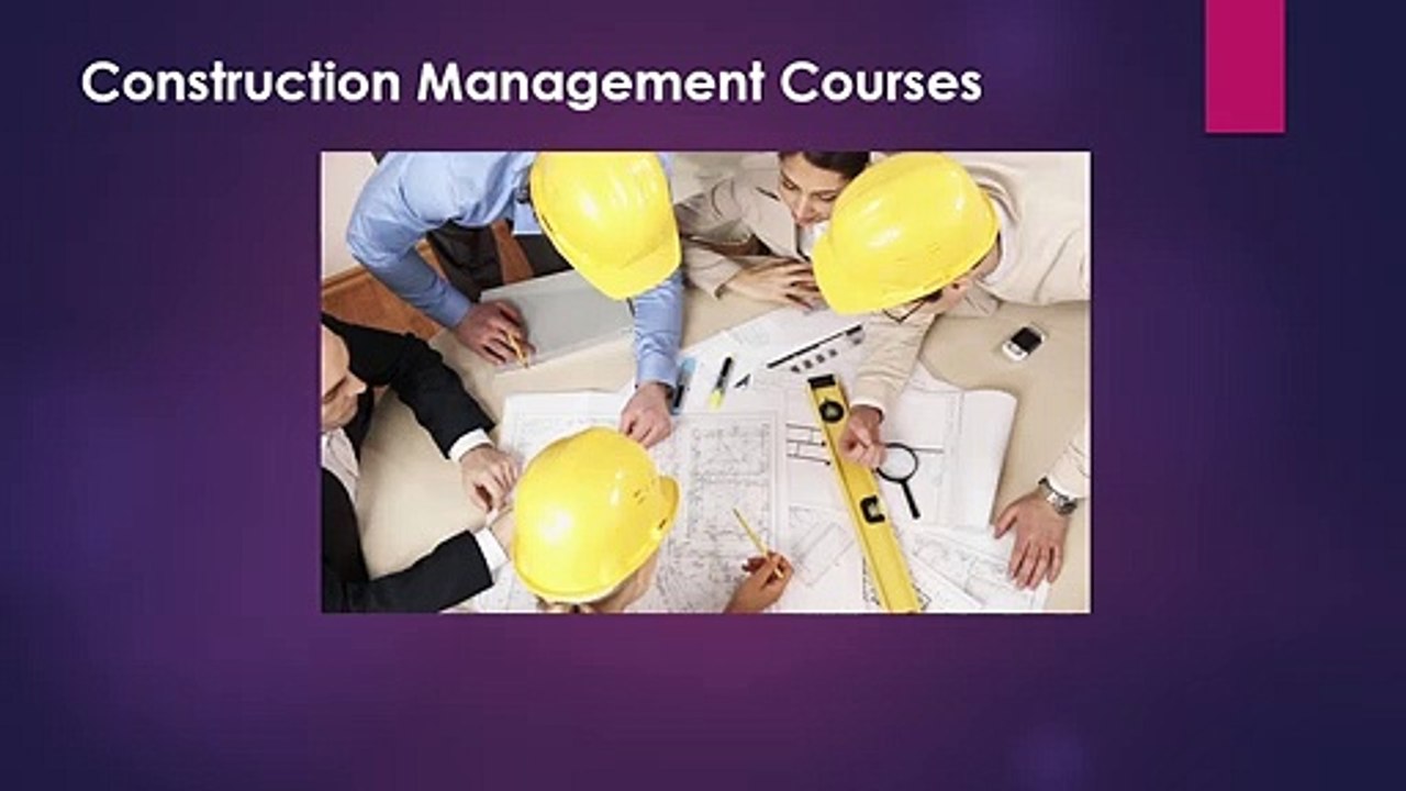 construction management courses