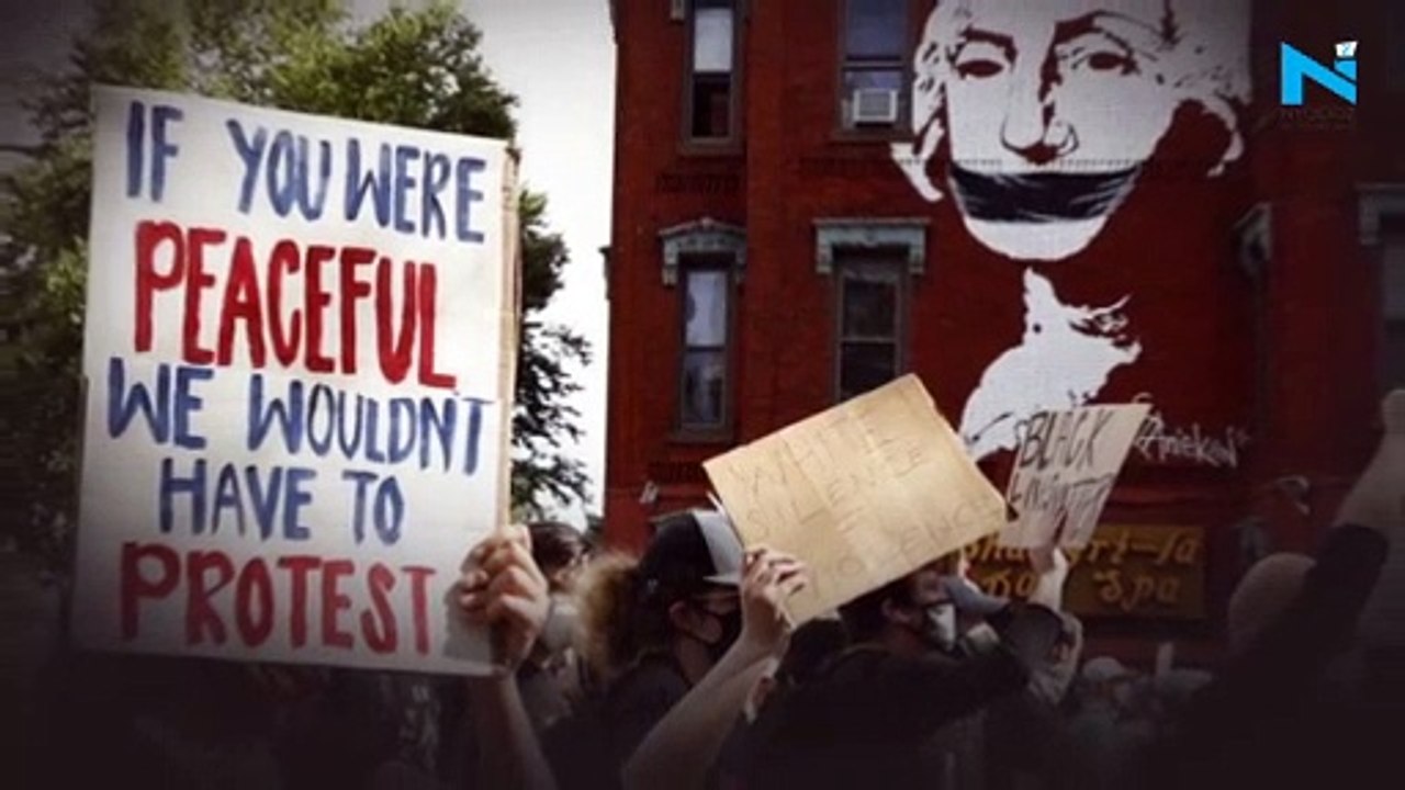 Mahatma Gandhi statue outside Indian embassy in Washington vandalized by protestors