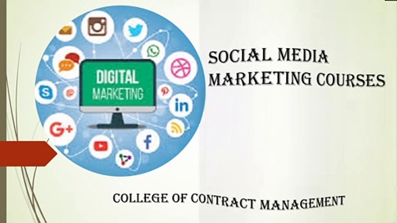 Social media marketing courses