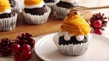 かぼちゃとチョコのカップケーキ Pumpkin and Chocolate Cupcake｜かぼちゃのケーキ・スイーツ・お菓子｜HidaMari Cooking