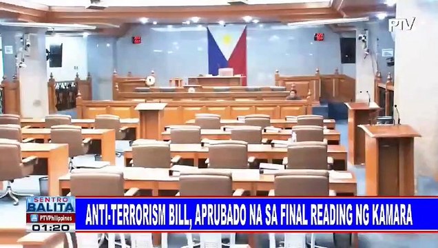 Anti-terrorism bill, aprubado na sa final reading ng Kamara
