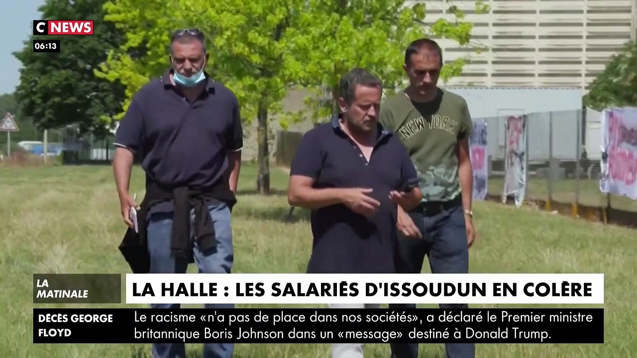 Les salariés de l’enseigne de vêtements La Halle, placée en redressement judiciaire, sont en colère: "On est dégoutés !" - VIDEO