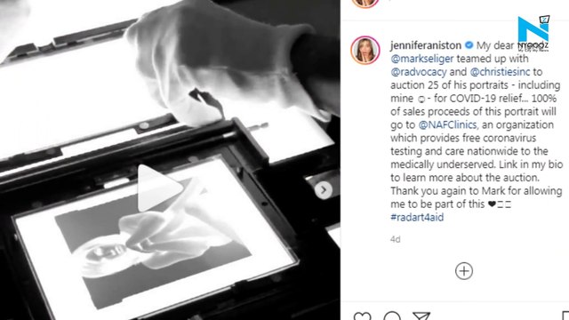 Watch, Jennifer Aniston auctions off her nude portrait to raise COVID-19 funds