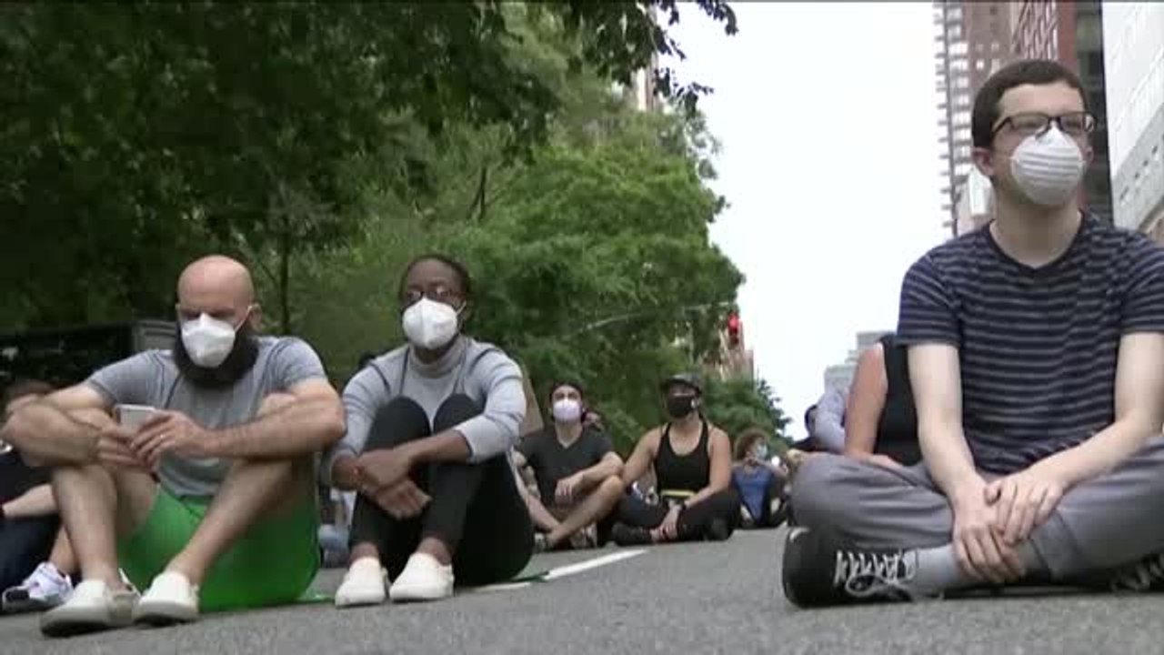Novena noche de protestas contra el racismo en EEUU