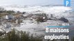 Norvège : un puissant glissement de terrain emporte 8 maisons dans la mer