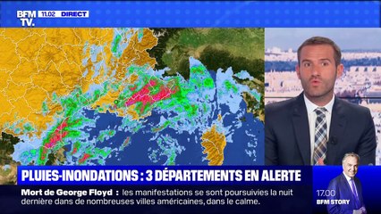 Download Video: Pluies-inondations: 5 départements en alerte (2) - 04/06