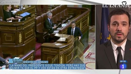 Garzón denuncia una estrategia de "desgaste", "acoso y derribo" de la oposición