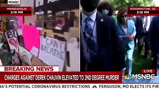 ABD Temsilciler Meclisi Başkanı Pelosi, Washington'da protestocularla beraber yürüdü