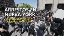 Numerosos arrestos en Nueva York tras una sentada ante residencia del alcalde