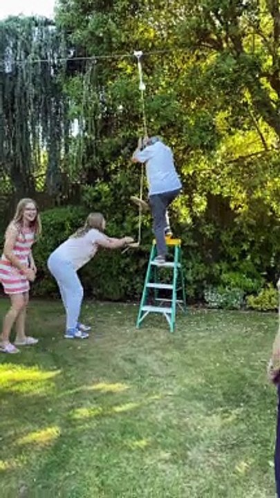 Never Too Old to Ride a Zip Line