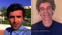 Roland-Garros avec Lacoste - Antoine Benneteau reçoit Gustavo Kuerten : 