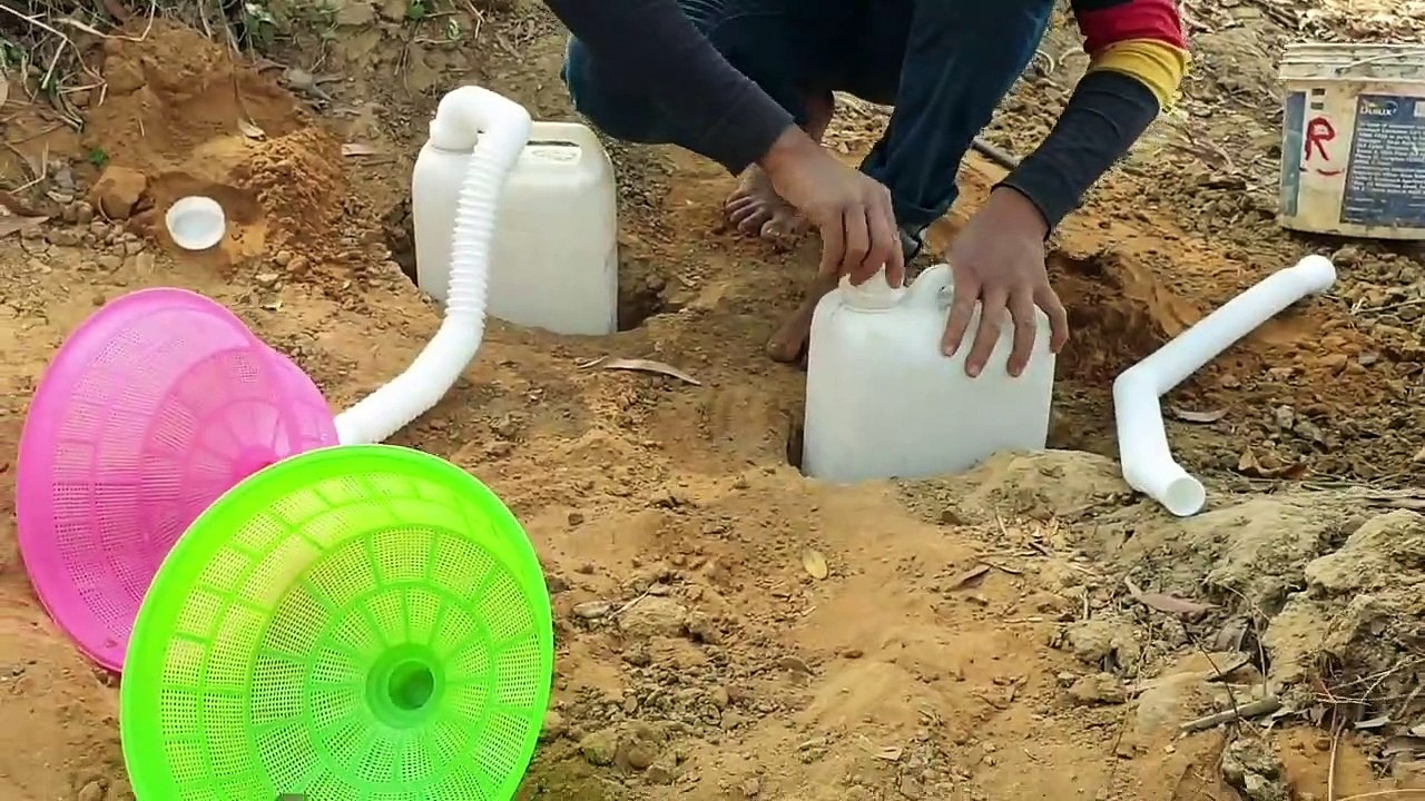 Big Snake Trap - Unbelievable Snake Catch With Fish - Boy Build Snake-Trap Jungle.