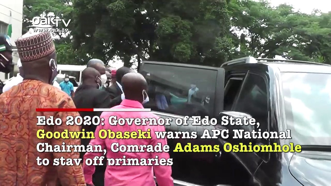 Edo 2020: Don't interfere in APC guber primaries, Obaseki warns Oshiomhole