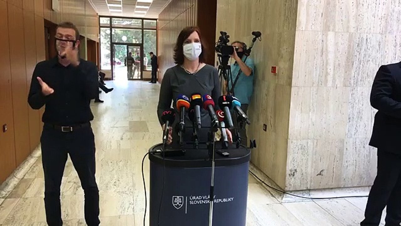 ZÁZNAM: Brífing podpredsedníčky vlády SR pre investície a informatizáciu Veroniky Remišovej