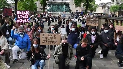 #BlackLivesMatter protest in Dalton Square, Lancaster