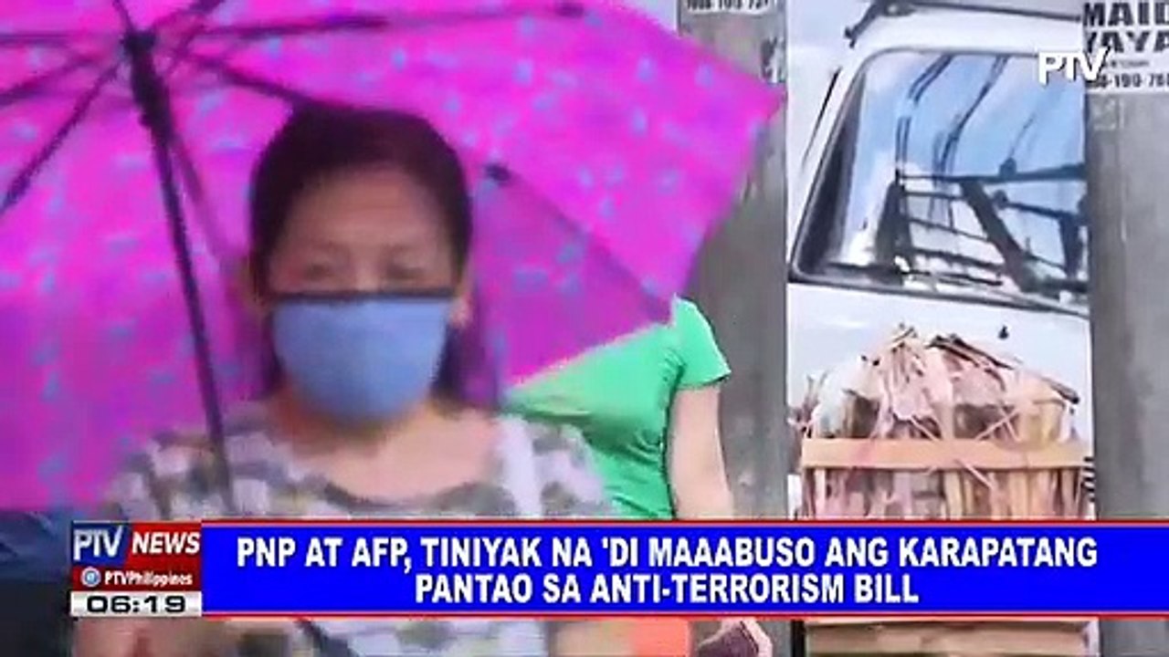 PNP at AFP, tiniyak na 'di maaabuso ang karapatang pantao sa anti-terrorism bill