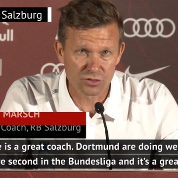 Salzburg coach Marsch dismisses Dortmund rumours