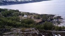 Impresionante deslizamiento de tierra en Noruega