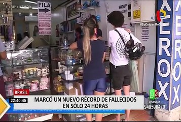Covid-19: Brasil registró un nuevo récord de fallecidos en sólo 24 horas