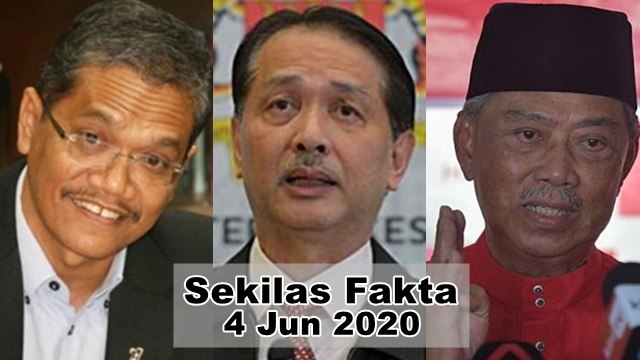 SEKILAS FAKTA: Shahruddin sah letak jawatan, 277 kes baru, Muhyiddin singkir 3 pemimpin Bersatu