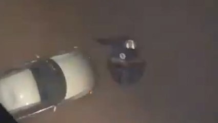 Helicopter used in flooding rescue