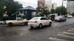 Carros se envolvem em acidente na Rua Minas Gerais