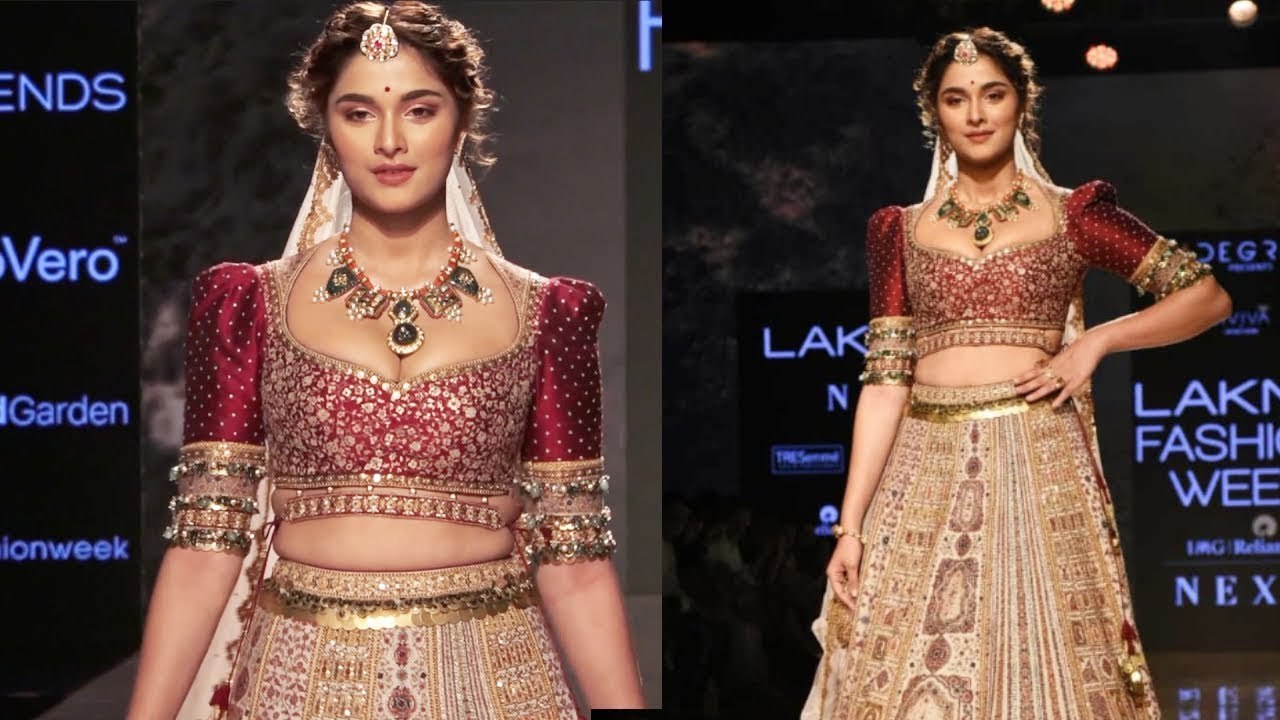 Sai Manjrekar Traditional Look On the Ramp of Lakme Fashion Week is true Spellbind throwback