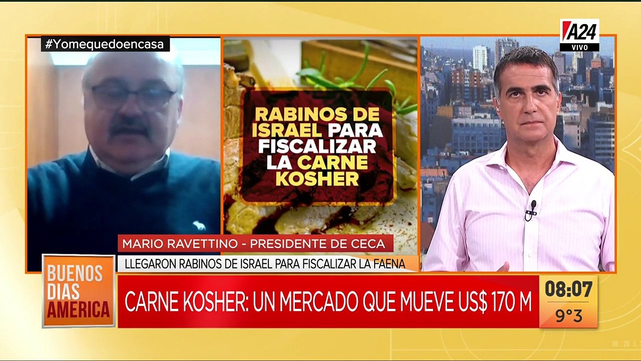 Llegó una delegación de rabinos para certificar carne kosher