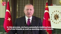 Erdoğan’dan aşı zirvesine corona virüsü mesajı