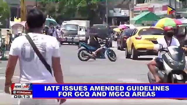 IATF issues amended guidelines for GCQ and MGCQ areas