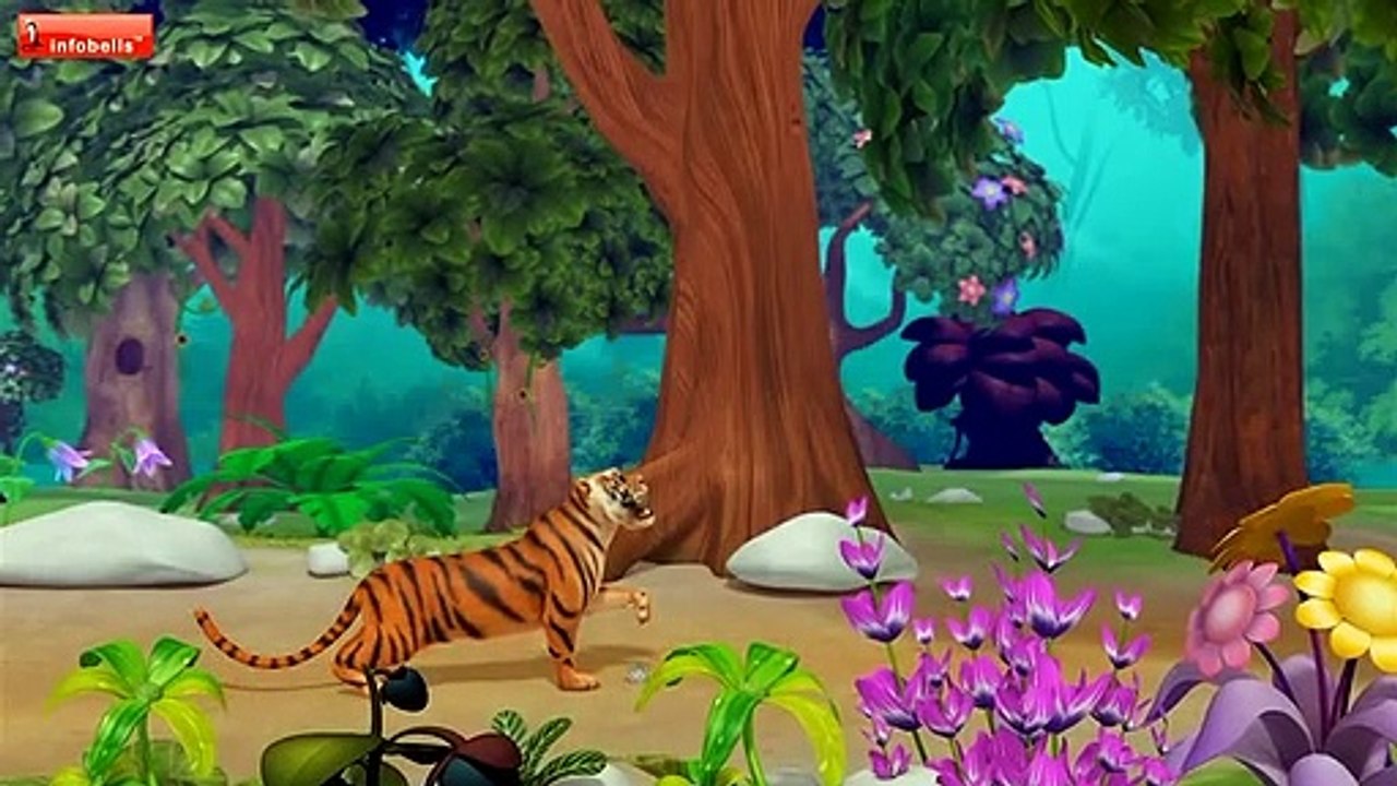 The Thankful Tiger Hindi Kahaniya - Hindi Stories for Kids - Infobells